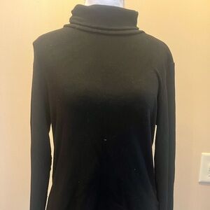 Elegant Black Long Sleeve Women's Turtleneck. Extremely Soft